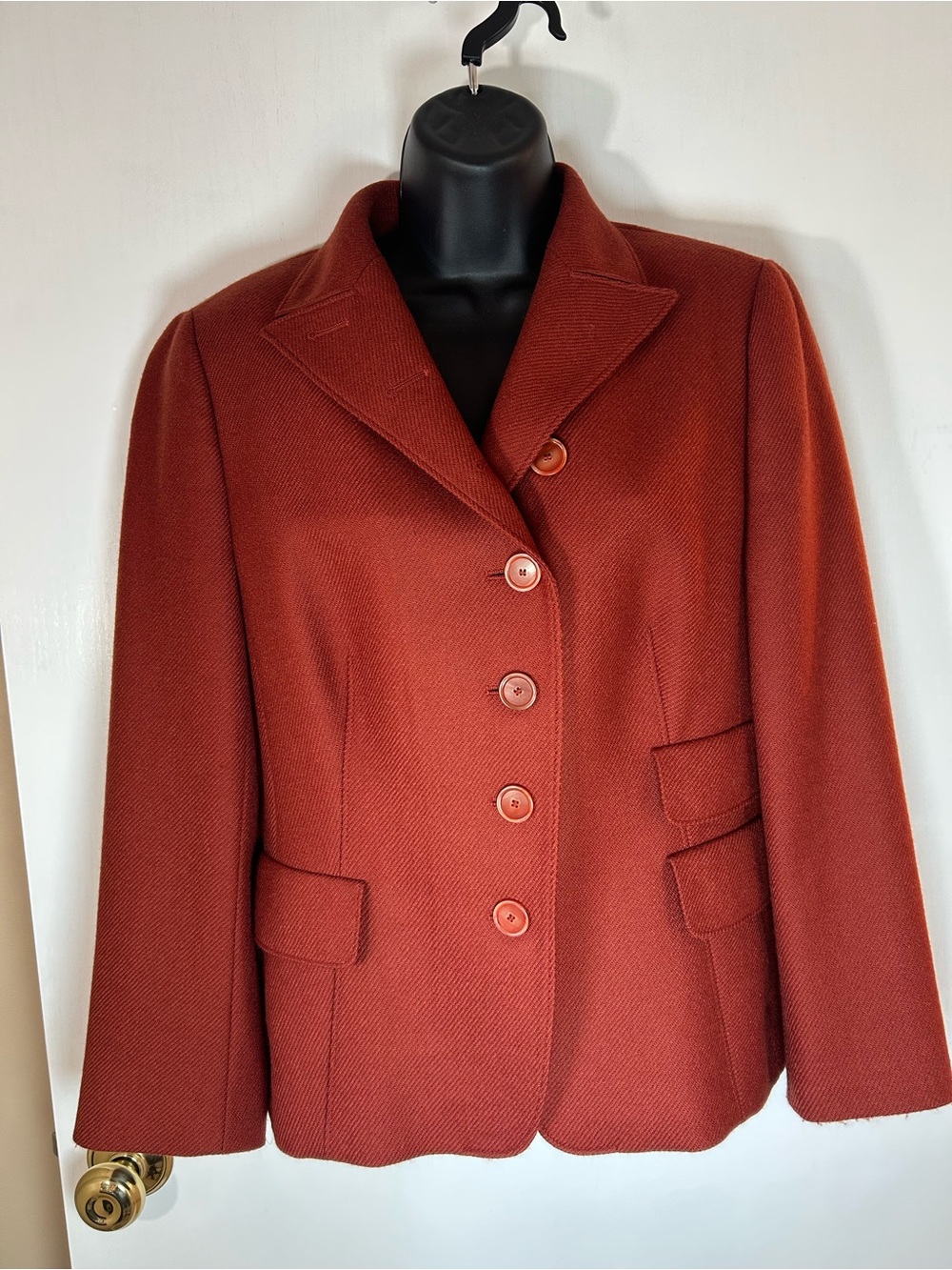 AKRIS Punto Wool Blazer Size 12